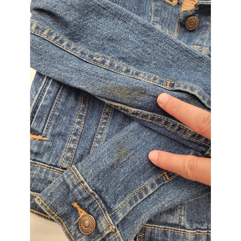 Levi Strauss Toddler Kids SZ S Trucker Denim  Jean Jacket VTG 2004 y2k Button Up - Picture 7 of 7